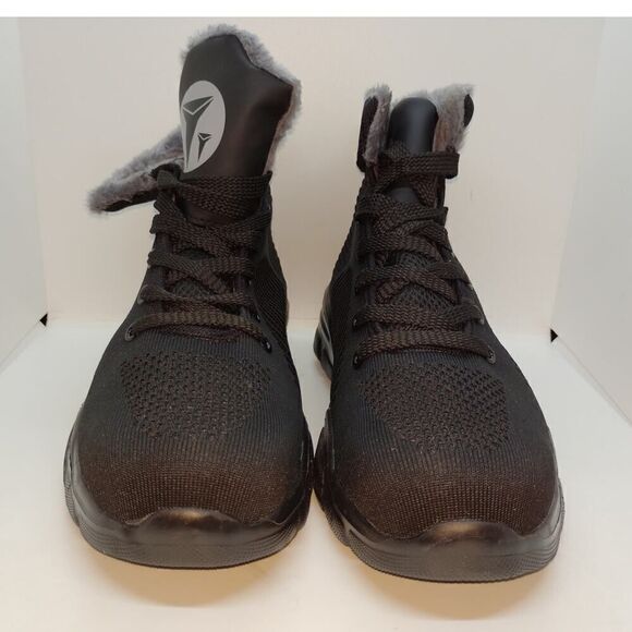 Safety Work Boots Mens NEW w/Tags & Box Black Steel Toe Black Work Boots- sz. 12 main image 4